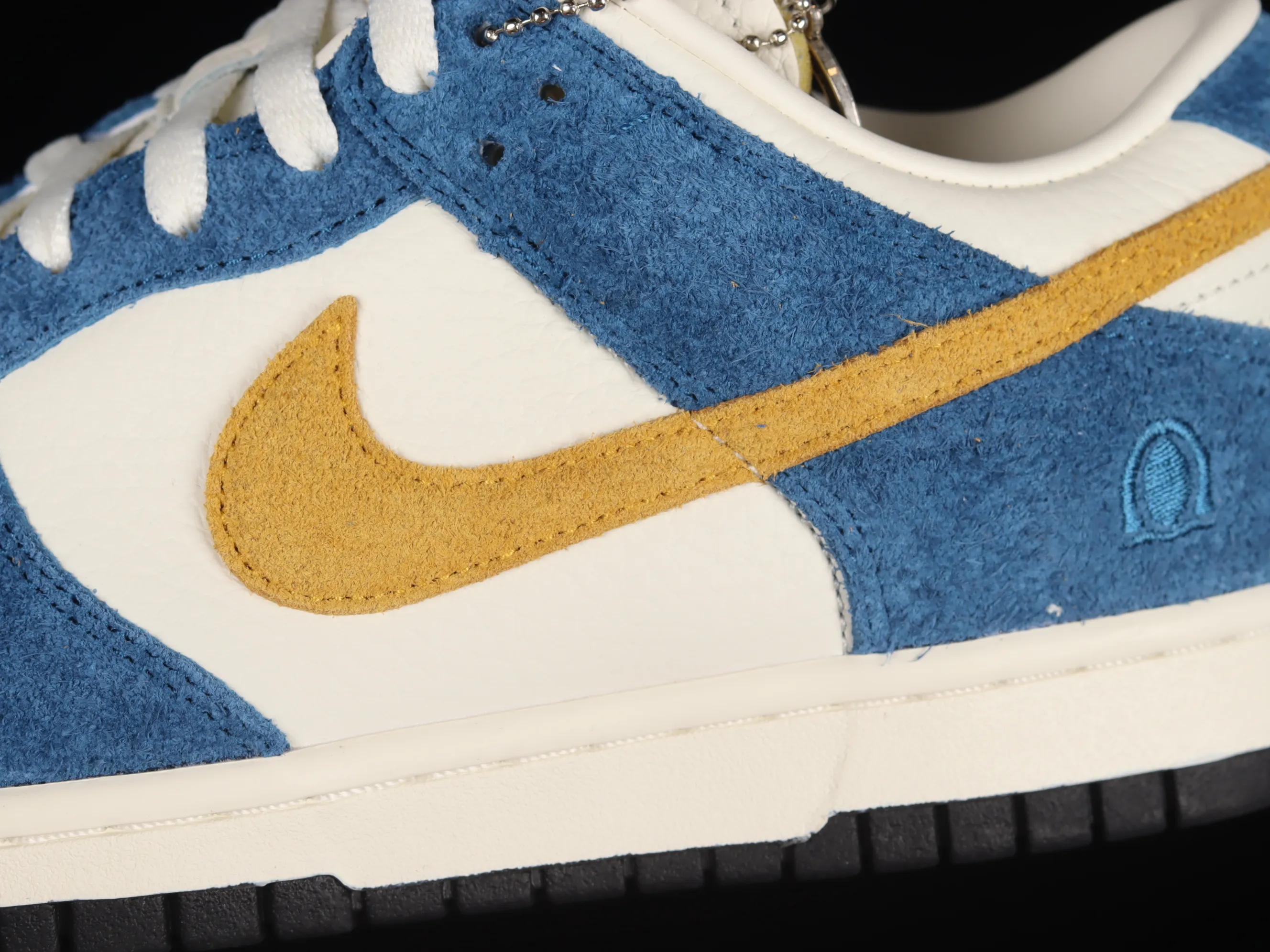 All categories Nk SB Dunk Series Nk SB Dunk Low low-top sneakers M version pure original Kasina x Nk SB Dunk Low joint model blue and yellow retro low-top casual sports skateboard shoes CZ6501-100
